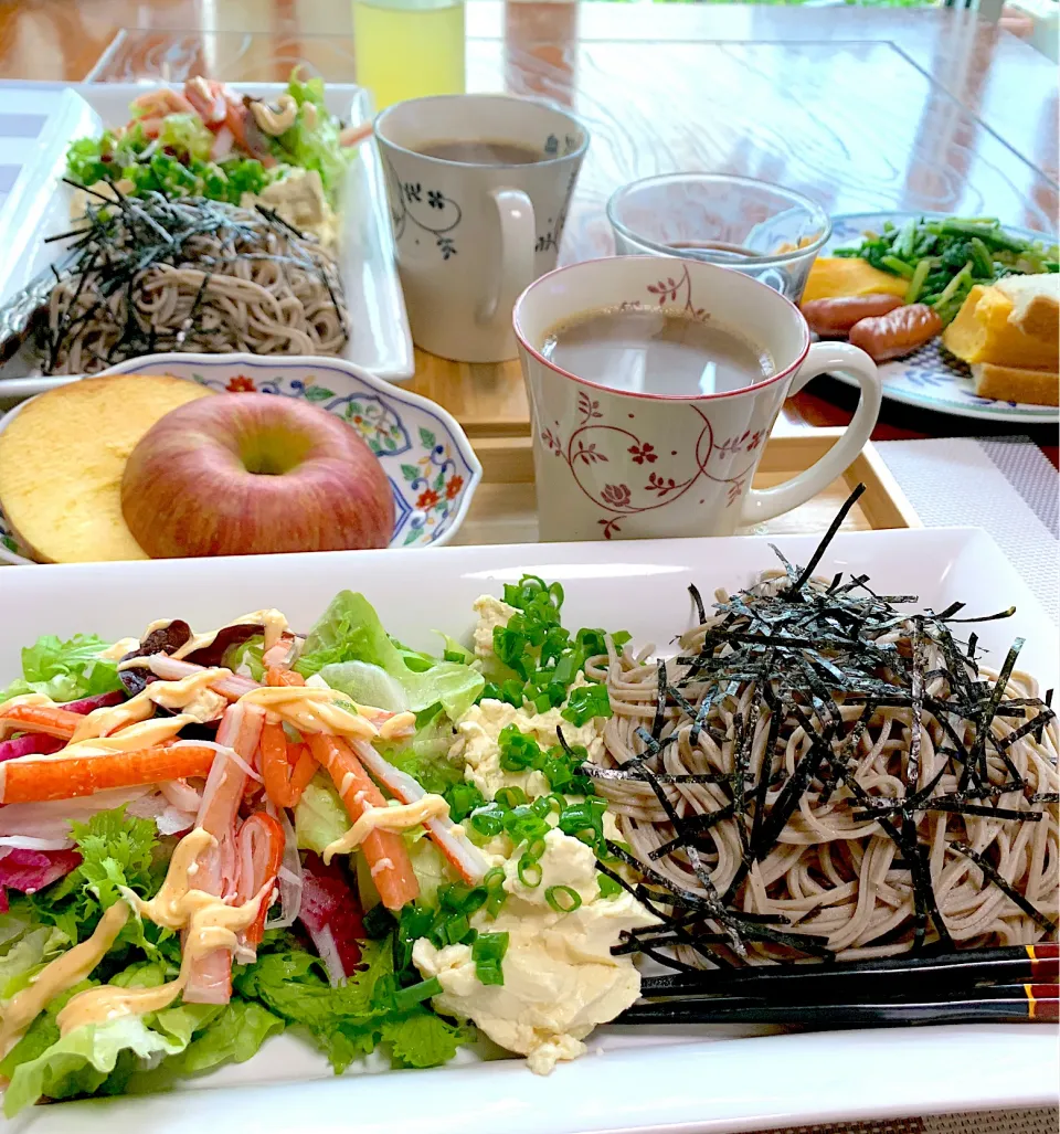 蕎麦とサラダを和えて蕎麦サラダ|シュトママさん