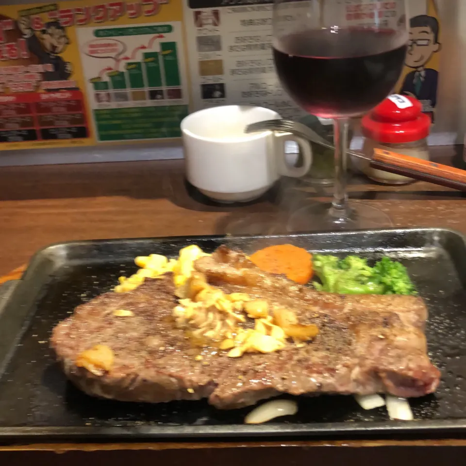 Snapdishの料理写真:ウルグアイサーロイン　230g  ＃いきなりステーキ小杉店|Hajime Sakaiさん