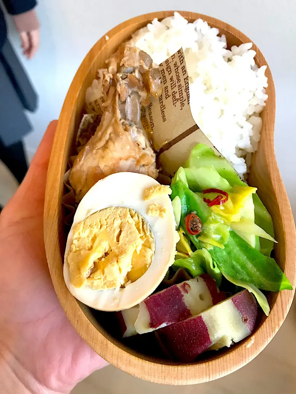 鶏肉のさっぱり煮弁当|おーたけさん