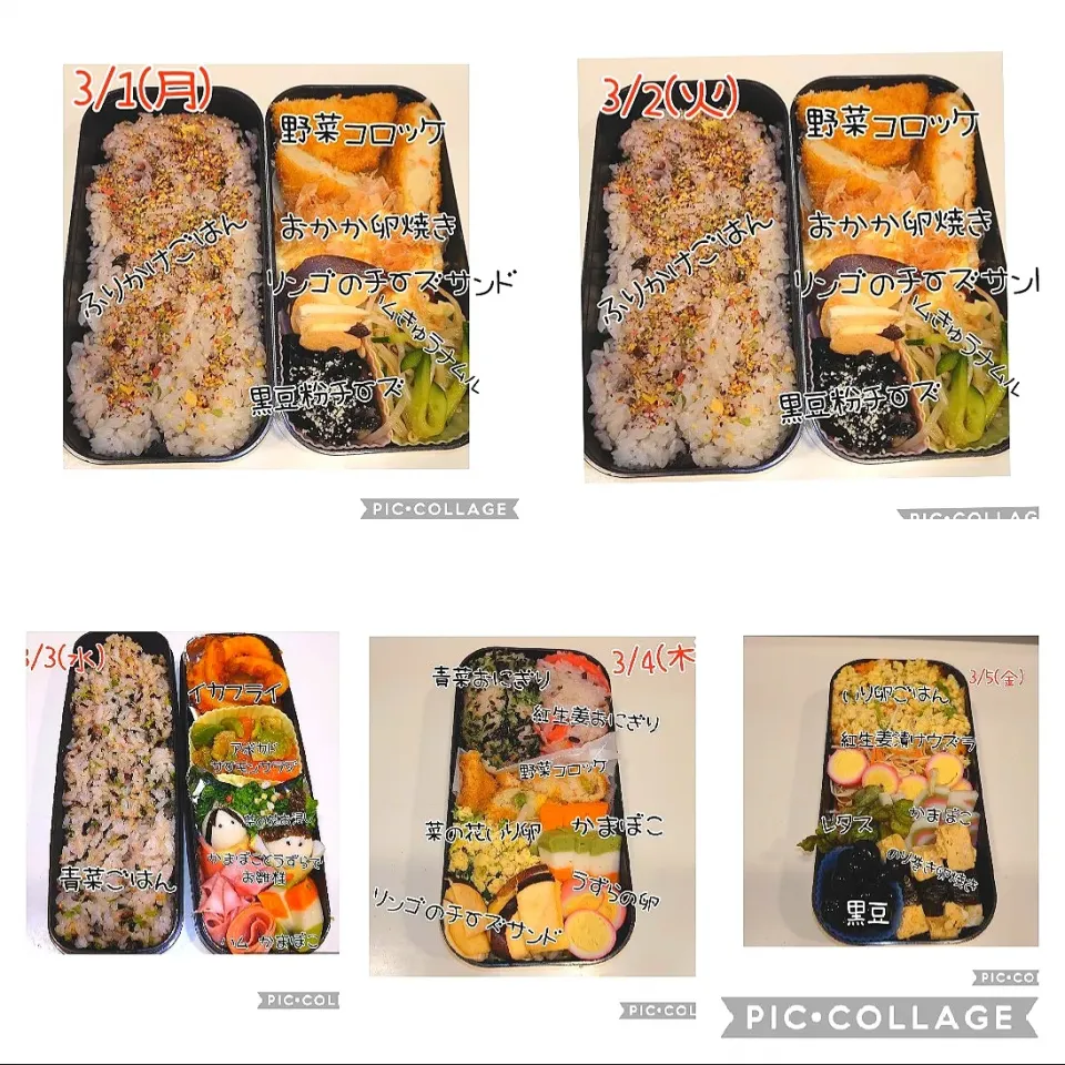 今週作ったお弁当🍱
    ダンナは文句も言わす完食‼️
           ありがたや😅|みやちんさん