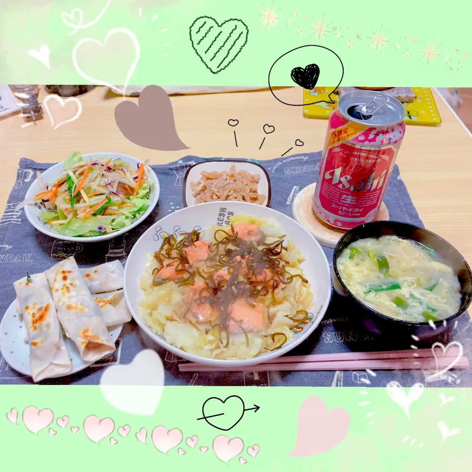 ３／５ ｆｒｉ 晩ごはん🍴＊○°|rinaronarさん