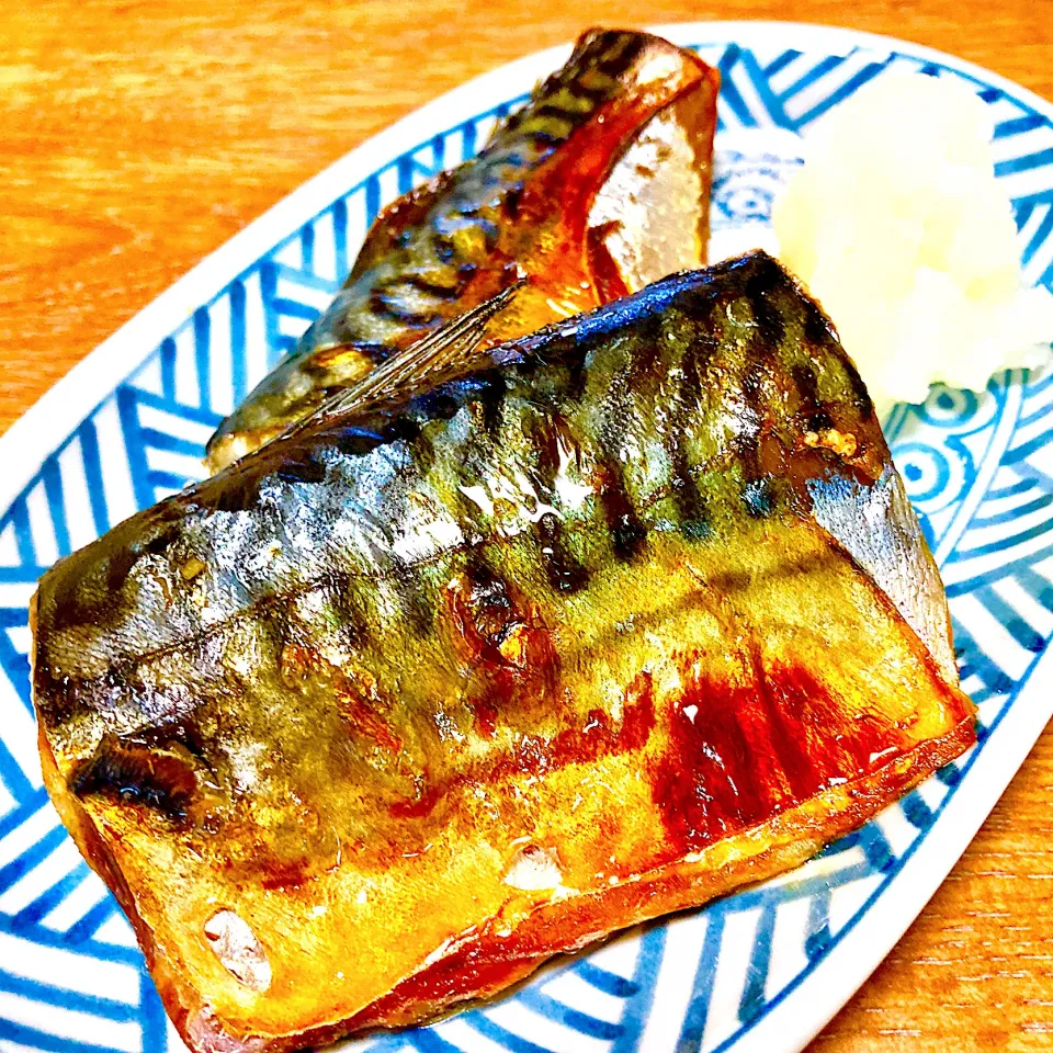 鯖の塩焼き✨大根下ろしで。|まいりさん