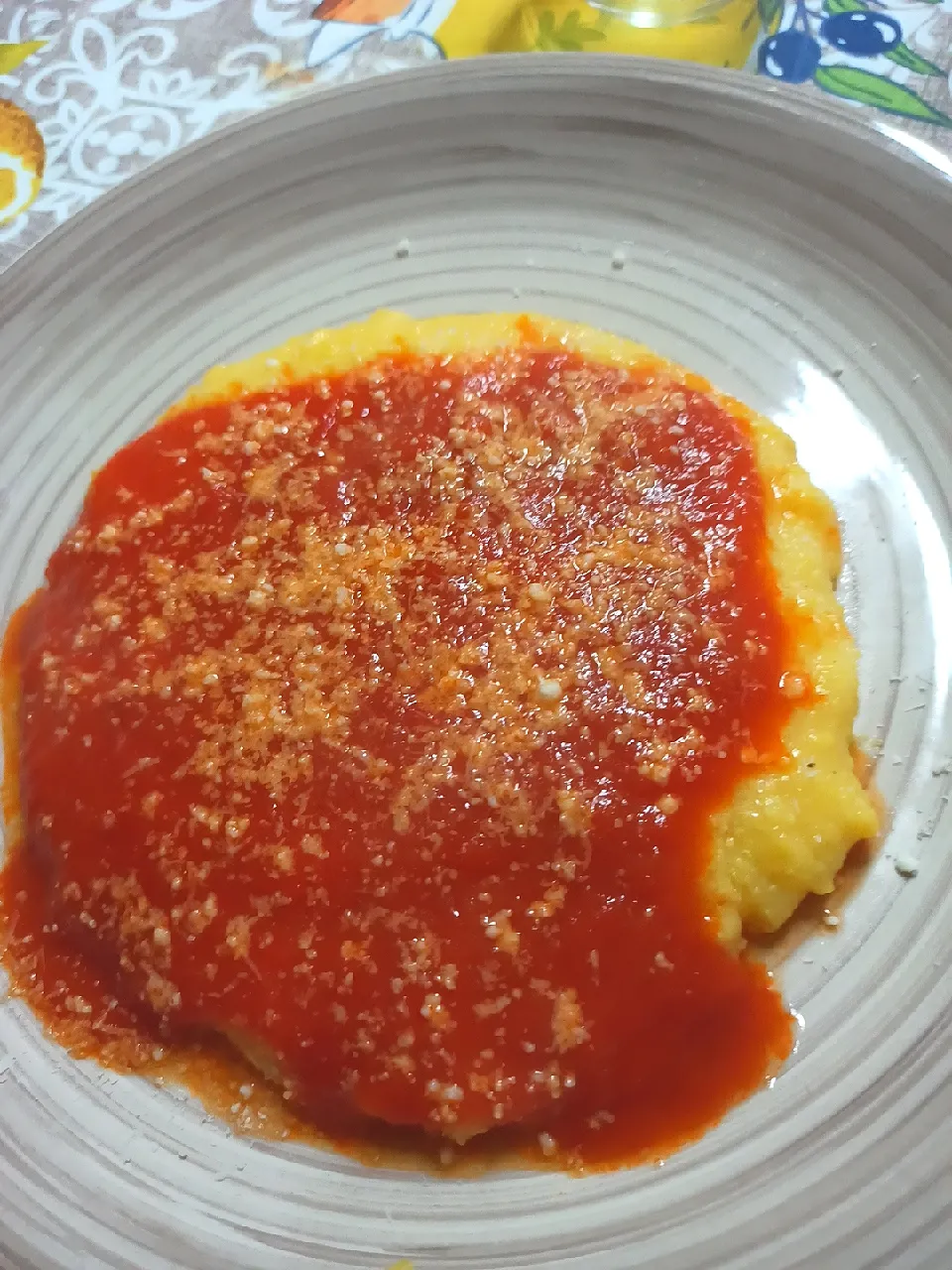 polenta con sugo 😋😋😋|syssyさん