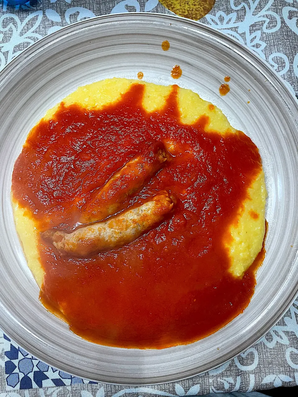 Polenta con sugo e salsiccia|Emanuela Coricaさん