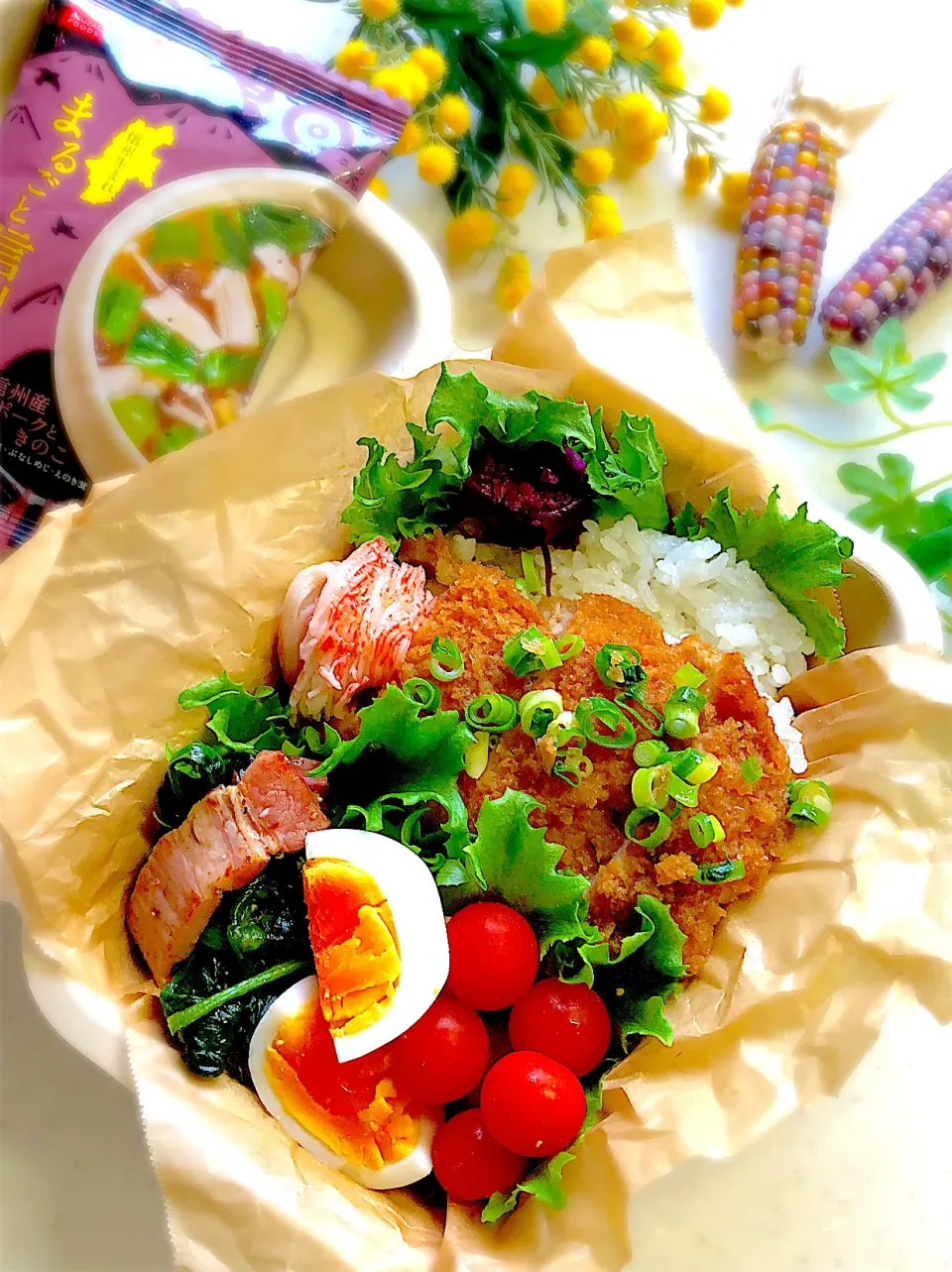 Snapdishの料理写真:出汁煮かつお弁当🍱|みゆきさん