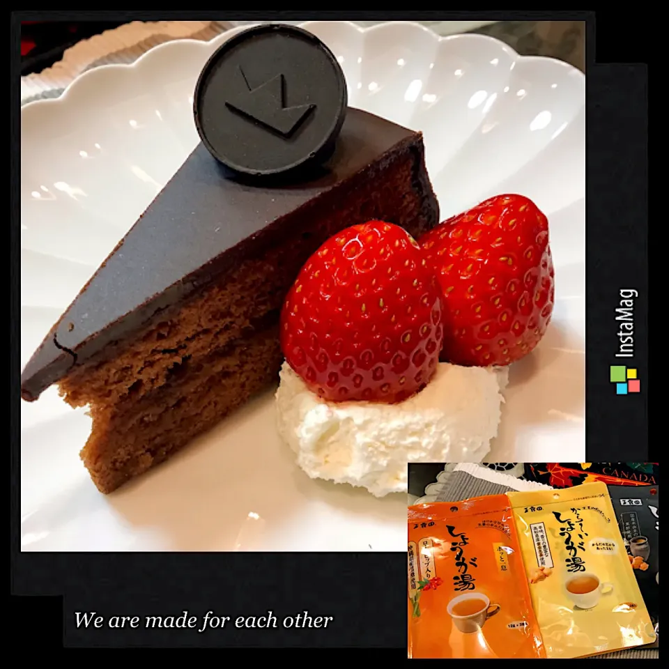 チョコレートケーキにも合いますね〜😋|アライさんさん