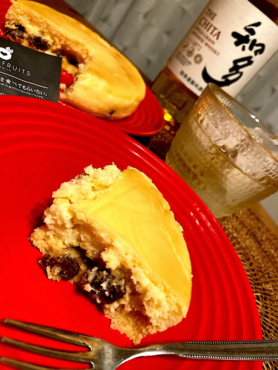 ホシフルーツの大人のチーズケーキに知多ロック😌🥃💕✨|アイさん