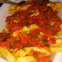 Chips with tomato gravy|Deeさん