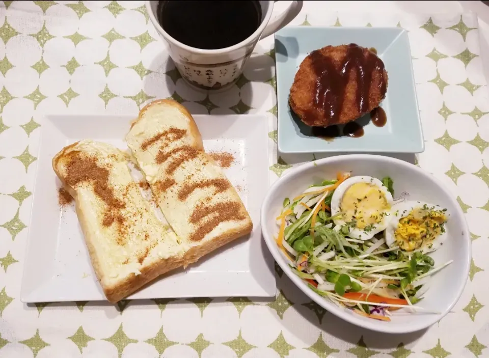 土曜日の朝ごパン～シナモントースト～|ポロポロさん