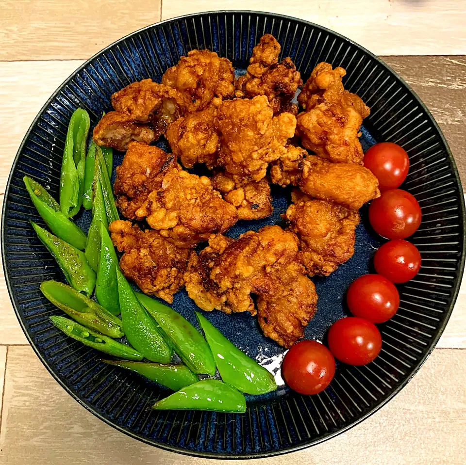 出汁醤油で漬けた唐揚げ🍗|みっこちゃんさん