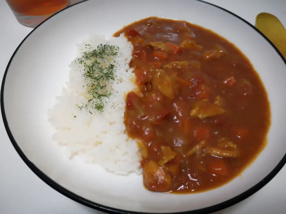 【シロカ電気圧力鍋】無水カレー|もちっこりーにゃさん