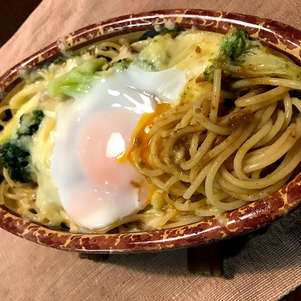 カレースパゲティグラタン🍛🍝|純さん