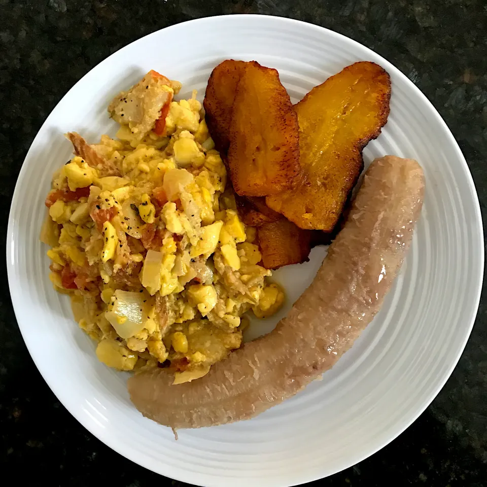 Ackerman and Saltfish. Green Banana and Plantain.|T.E.Dennisさん