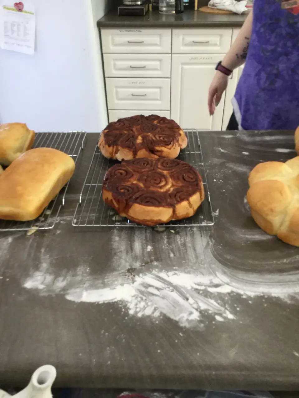 They’re making bread and cinnamon buns|ninja kittyさん