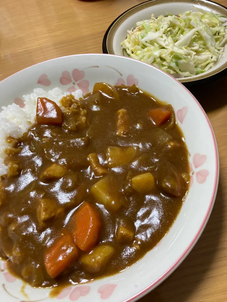 カレー&コールスローサラダ|sinさん