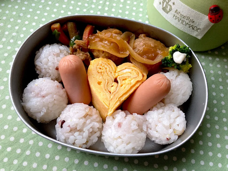 Snapdishの料理写真:＊ちびたん＊年少さんお弁当＊|＊抹茶＊さん