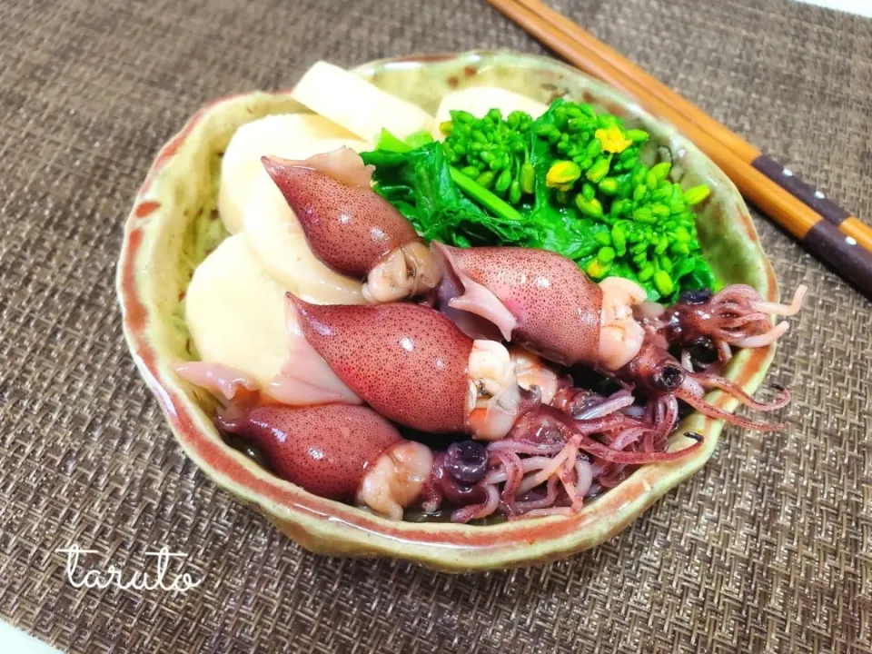 ナガマンさんの料理 ホタルイカと長芋の煮物|taruto⭐️さん