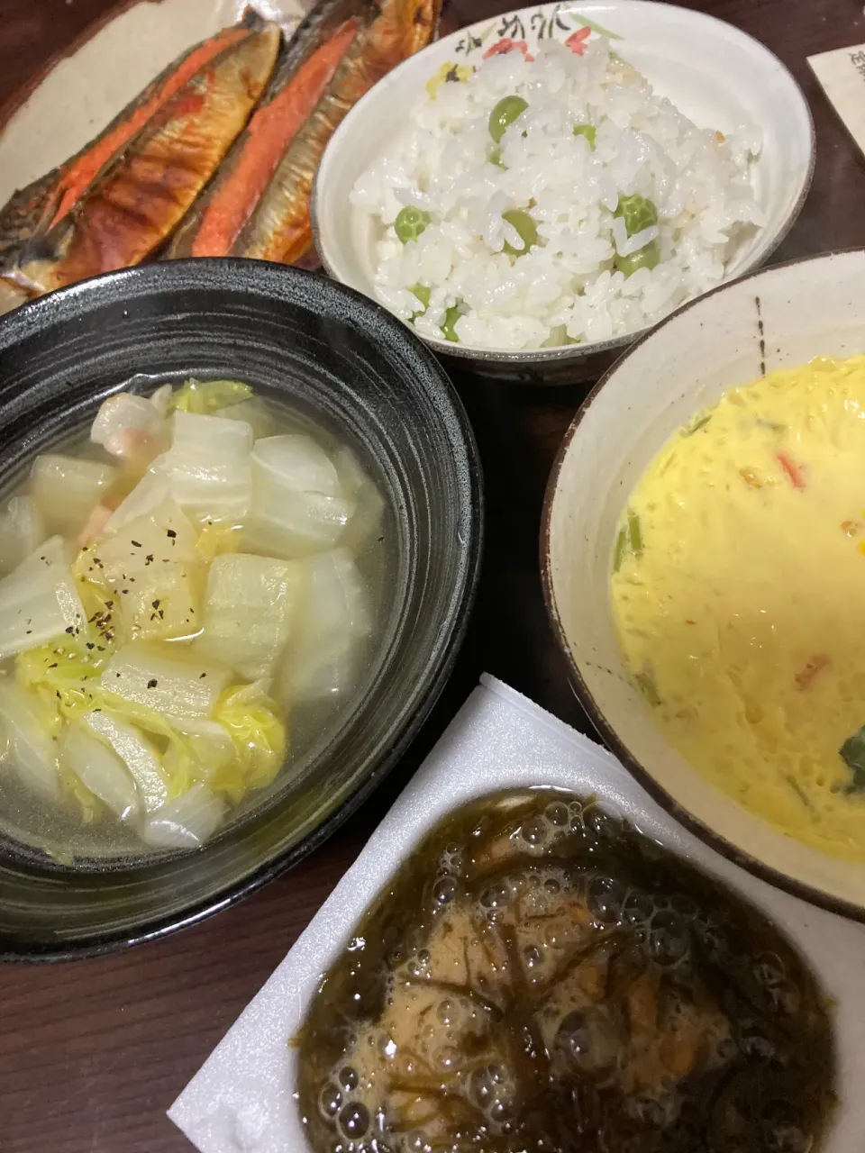 3月8日晩ご飯。サバの日。スーパーで見つけたサバ明太。|あやさん