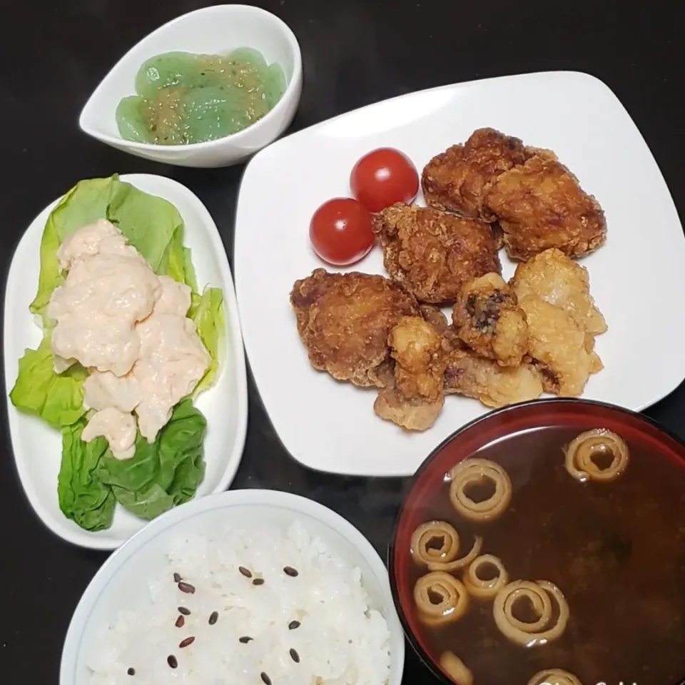 Snapdishの料理写真:鶏から&蛸から|Yukiさん