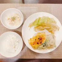 Snapdishの料理写真:牡蠣と豆腐のグラタン|Mikaさん