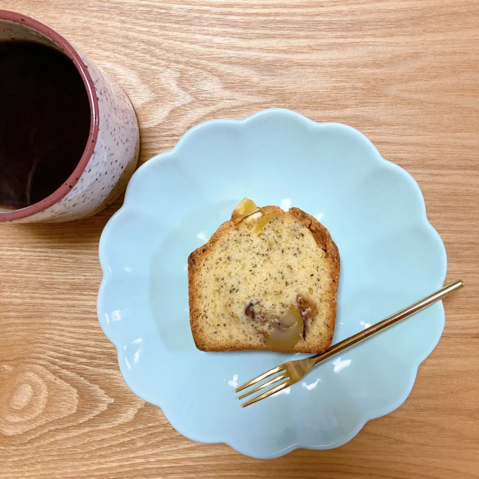 栗と小豆のダージリンケーキ🌰☕️|ちゃみこさん