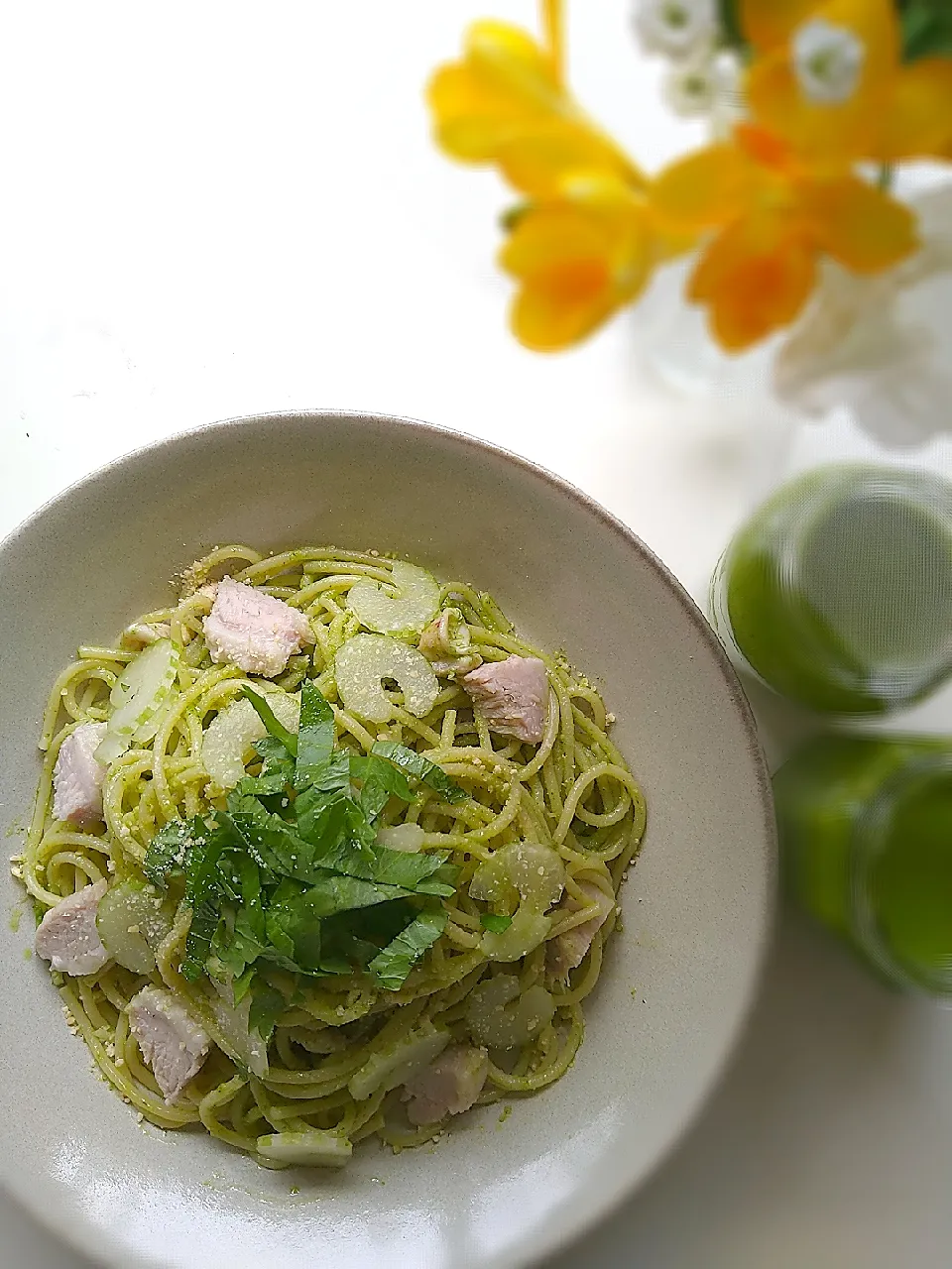 古尾谷りかこさんの料理 セロリコ による、パスタ🎵|まめころさん