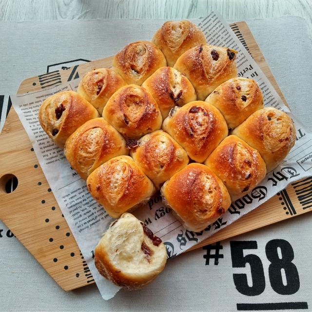 レーズン入りのバターシュガートップちぎりパン 山本真希 Snapdish スナップディッシュ Id Ezuhia