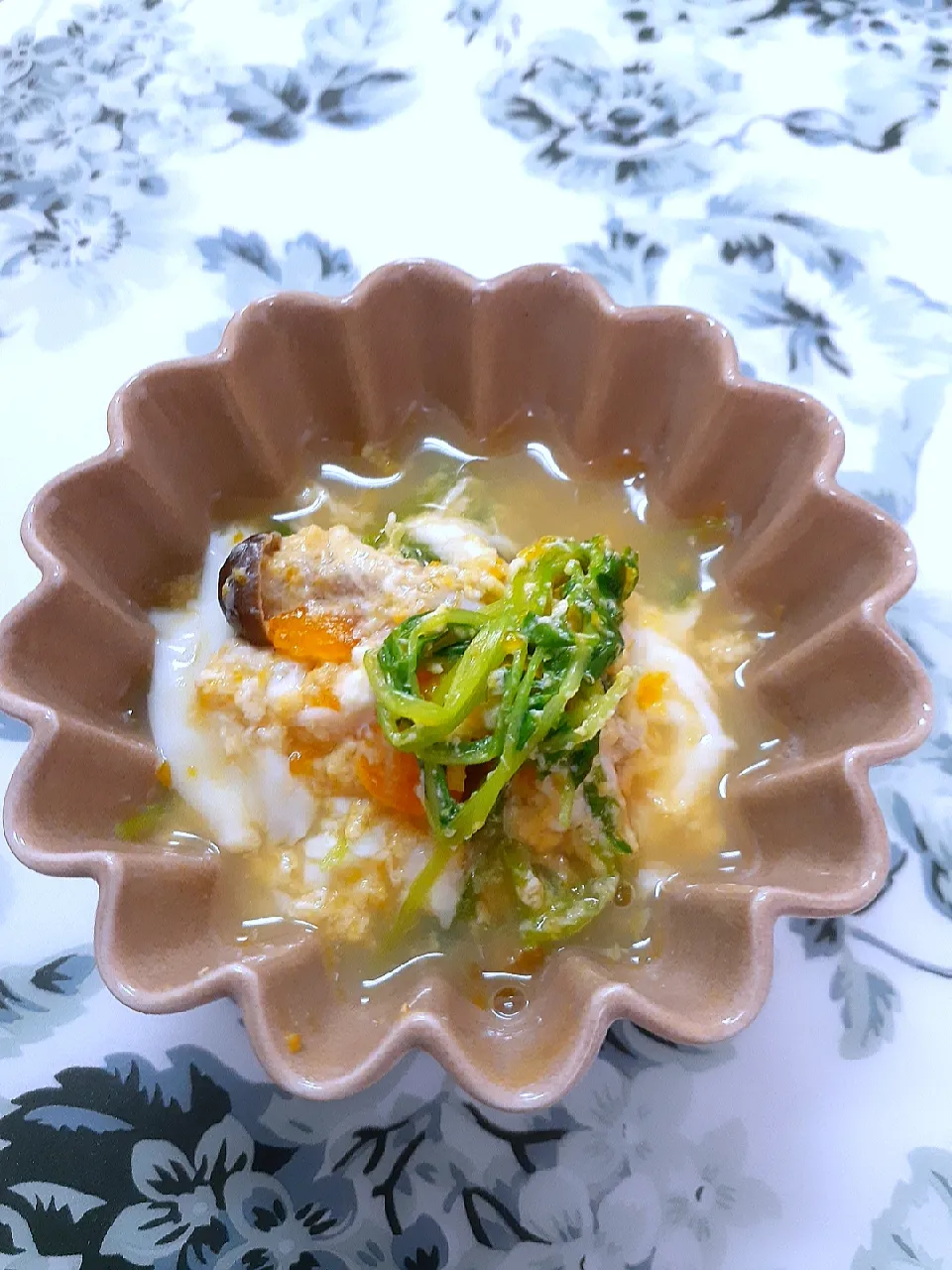 @きなこの料理 🔷糀甘酒入り🦐海老のうま煮🔷➡️リメイク🐣玉子とじ|@きなこさん