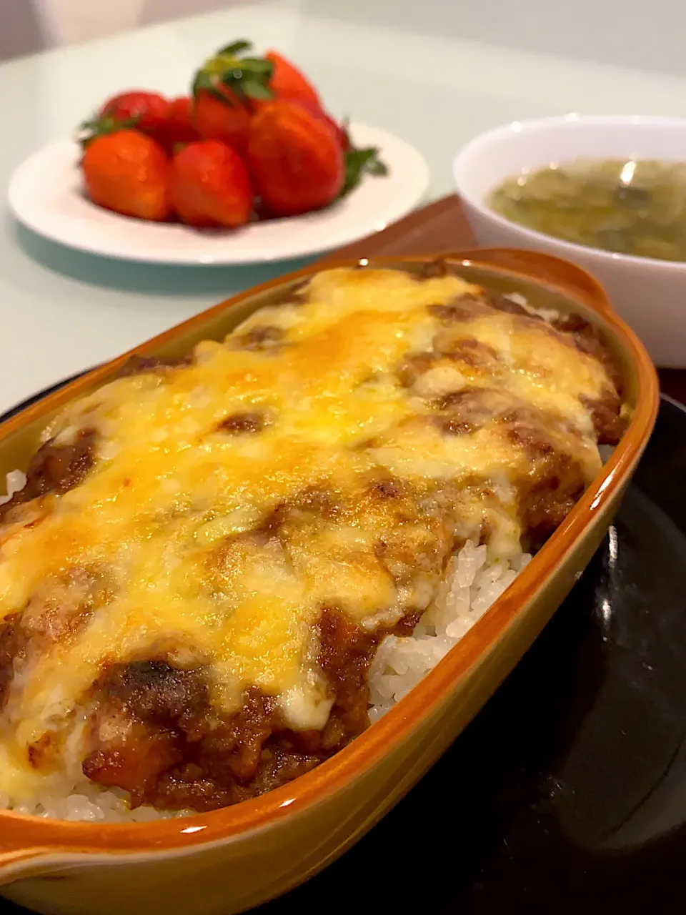 チーズカレードリアで朝ごはん|okazuさん