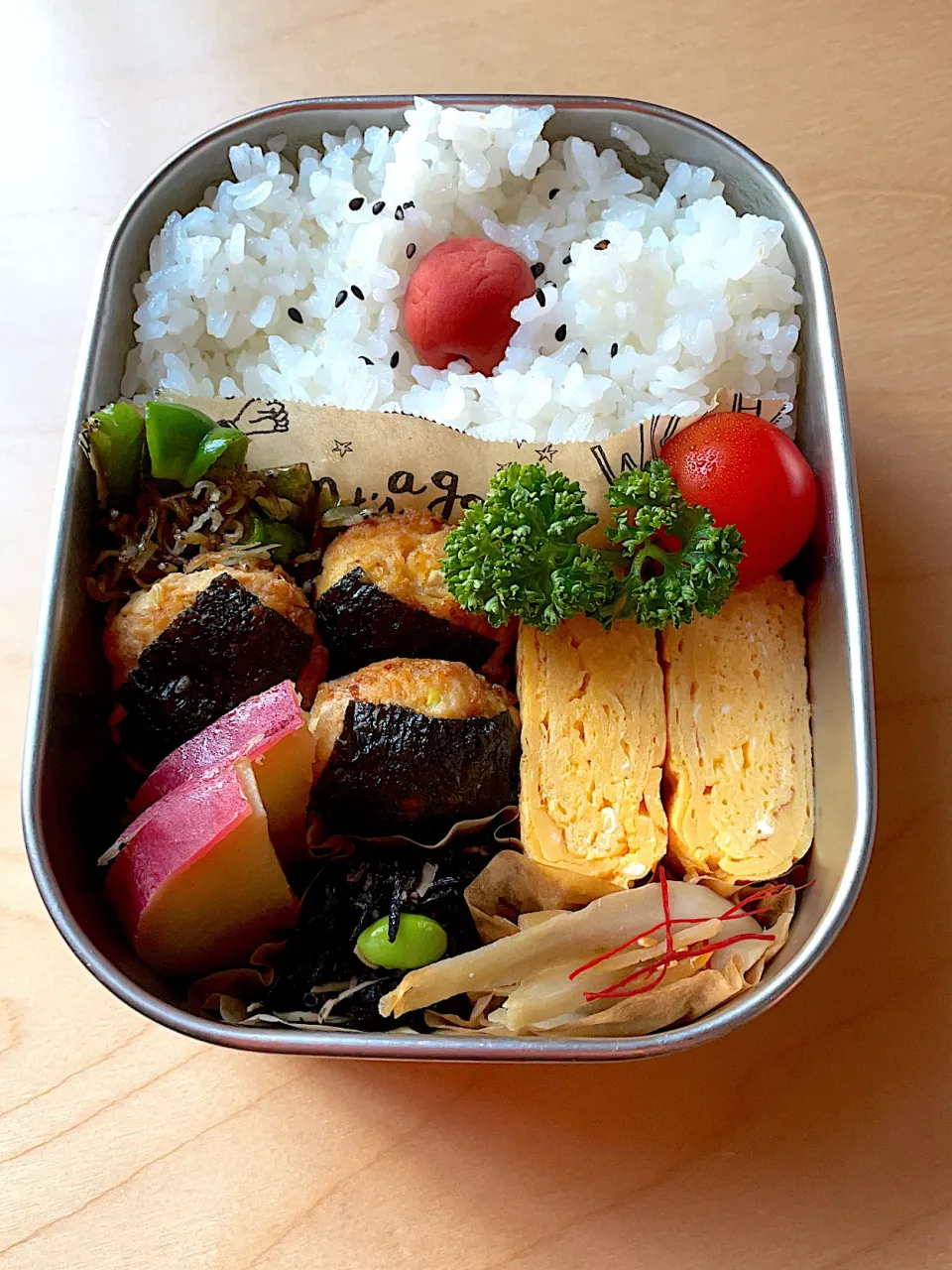 今日の中学生男子弁当🍱|はぴたさん