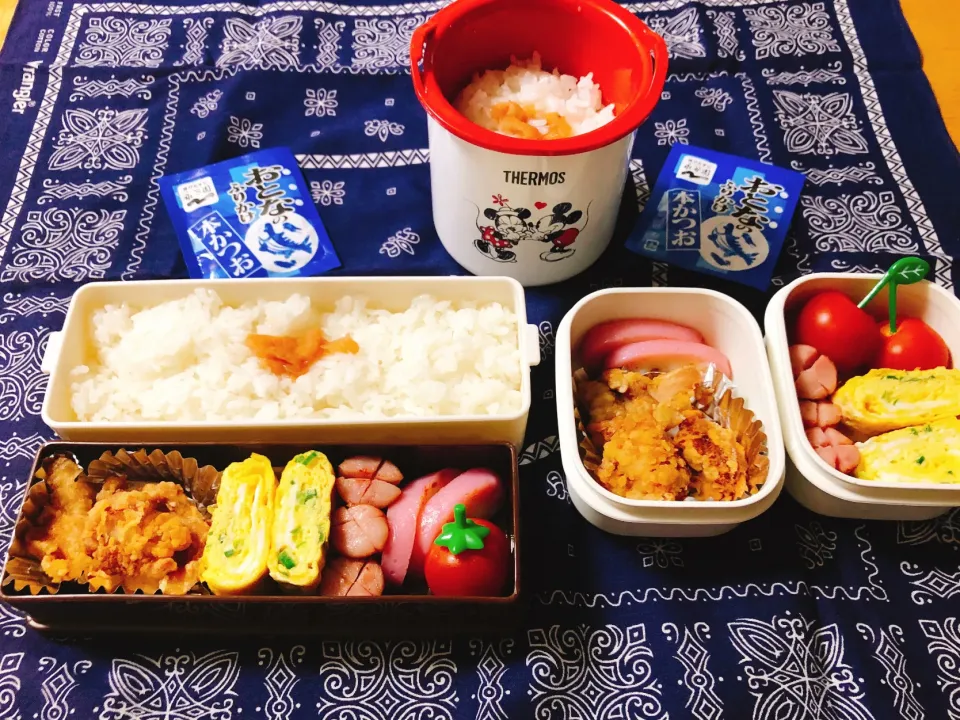 Snapdishの料理写真:2021/03/10(水) 夫弁当＆娘弁当🎵|kiyominさん