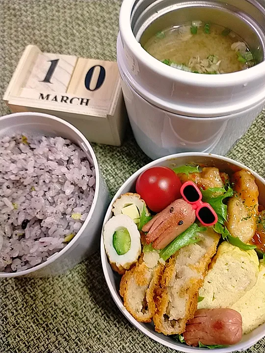 3月10日😋夫弁当🍱|pinoさん