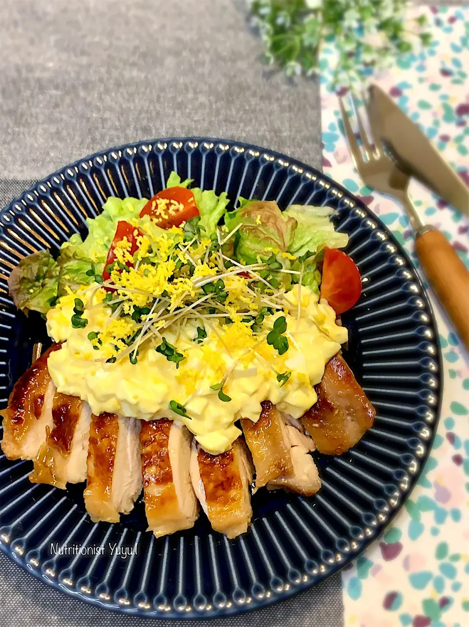 ミモザタルタルの甘酒チキン南蛮風|ゆーこどんさん