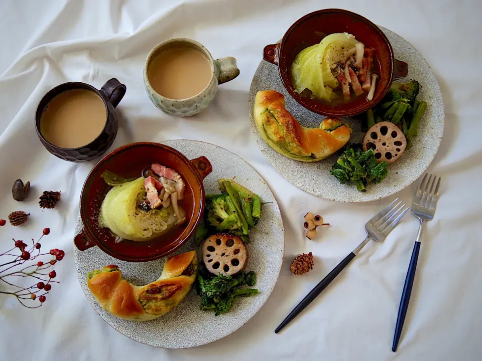 ワンプレート朝ごはん|@chieko_tanabe_さん