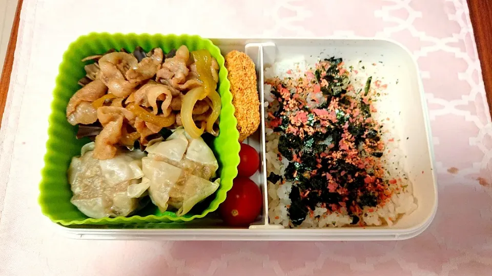 しょうが焼き❤️旦那さんお弁当🎵😊|かおるcitronさん