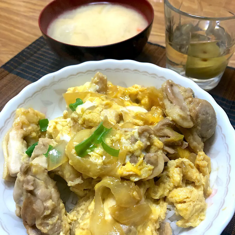 2021/03/09 親子丼、粕汁|kykyさん