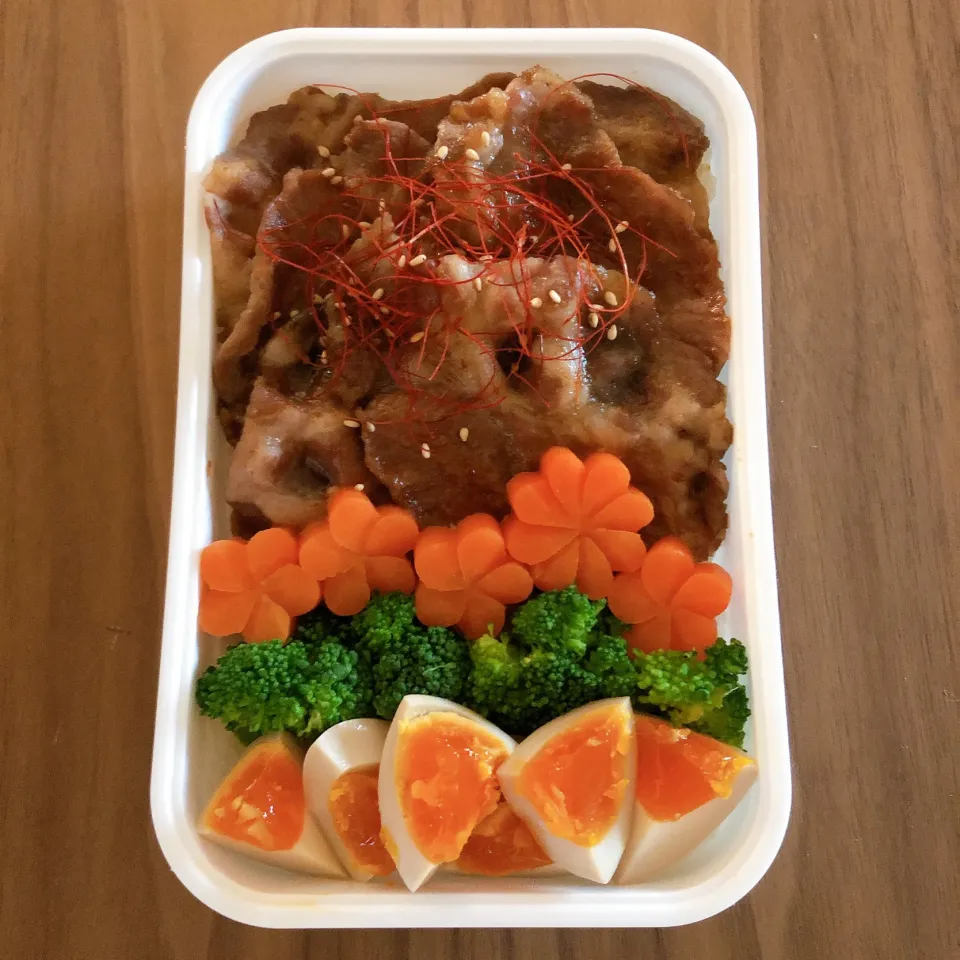 豚丼弁当|emichococo625さん