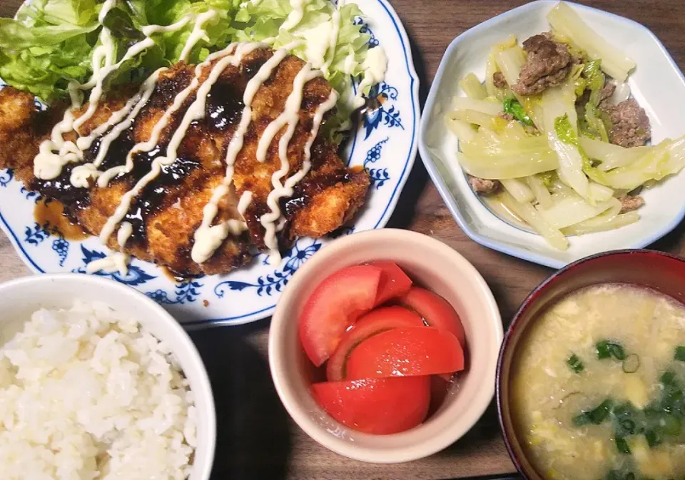 チキンカツ定食|りょうさん