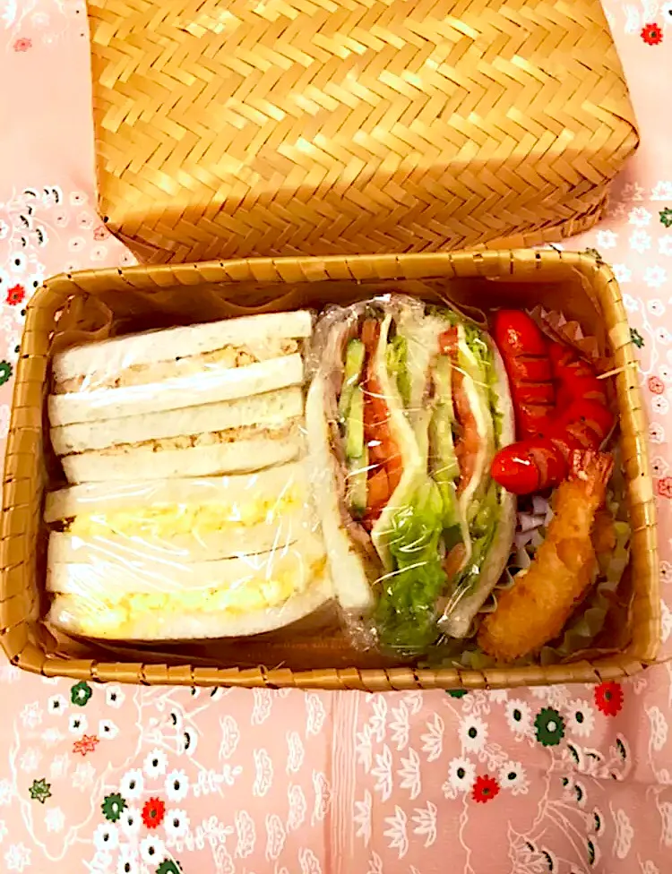 サンドイッチ弁当|♡Fille√chie♡さん