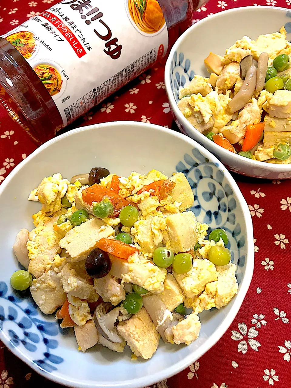 💛高野豆腐と鶏胸肉の卵とじ🥚💛今夜もヘルシー料理です✨✨|＊いちご＊さん