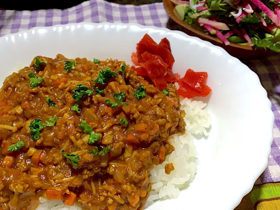 えのきを入れたドライカレー🍛|イタパセさん