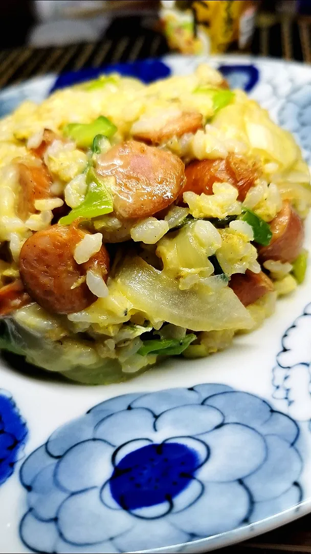 Snapdishの料理写真:朝〜焼き飯😮❤️👌|ペンギンさん