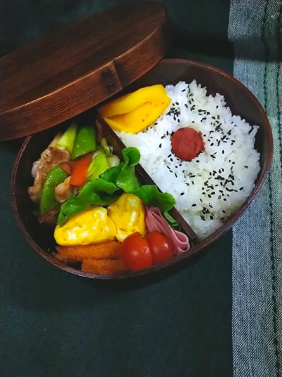 シンプルに野菜炒め　いや🤔…ヘルシー版
　今日のお弁当*19|cheryl_tasteさん