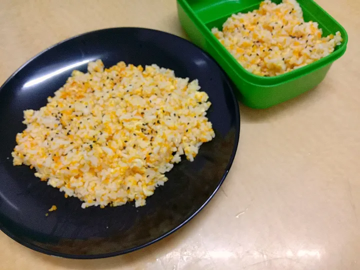 Pumpkin fry Rice
@pumpkin
@egg @rice
@slide chicken breast
|steady chanさん