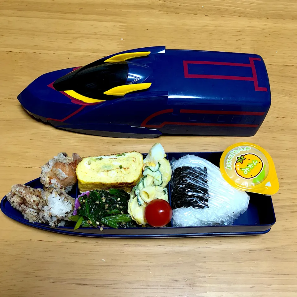 Snapdishの料理写真:2021.3.12幼稚園最後のチビさん弁当|ラブリー心愛さん