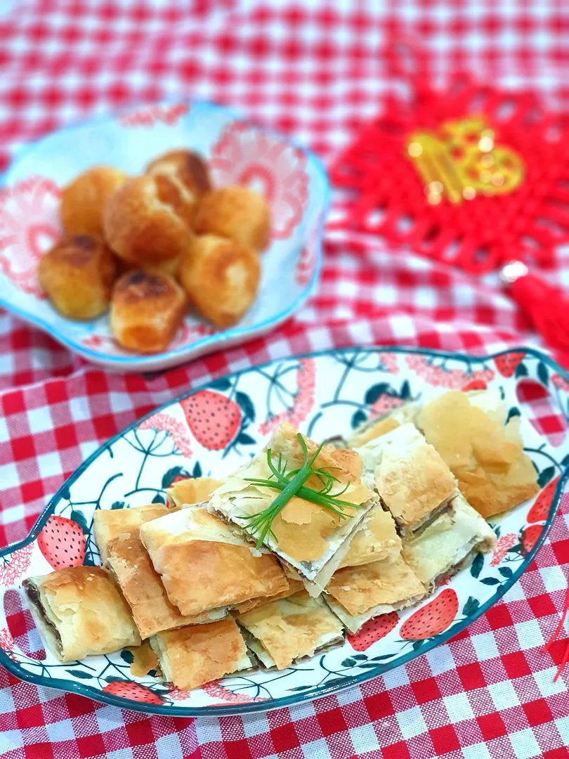 envymaqueen's dish Red Bean Pan Cake + Fried Rice Cake|envymaqueenさん