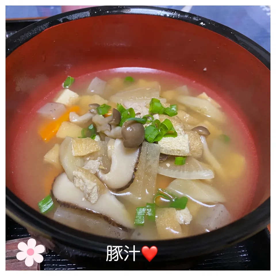 Snapdishの料理写真:豚汁❤️|いのっちさん