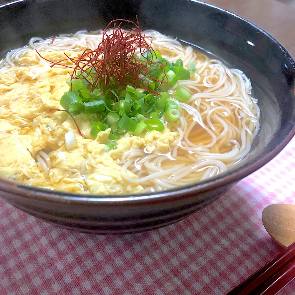 🐯深夜食。帰省中の息子&娘。にゅう麺🍜|🐯あんこたま🐯さん