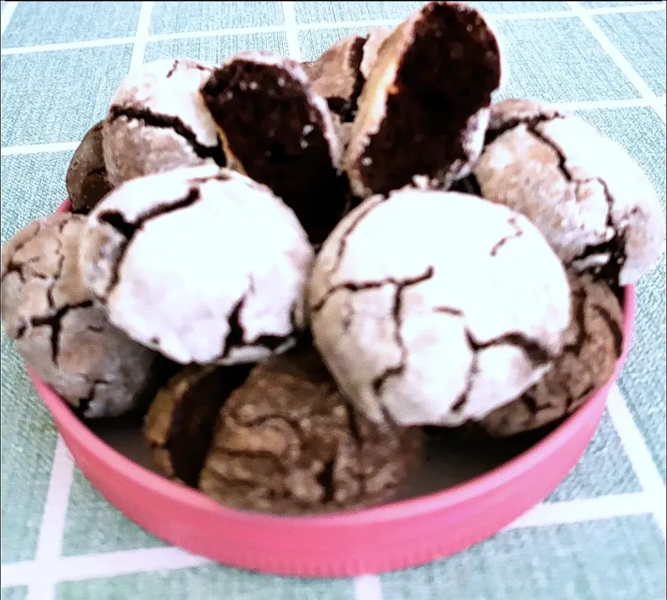 chocolate crinkle cookies|andreaさん