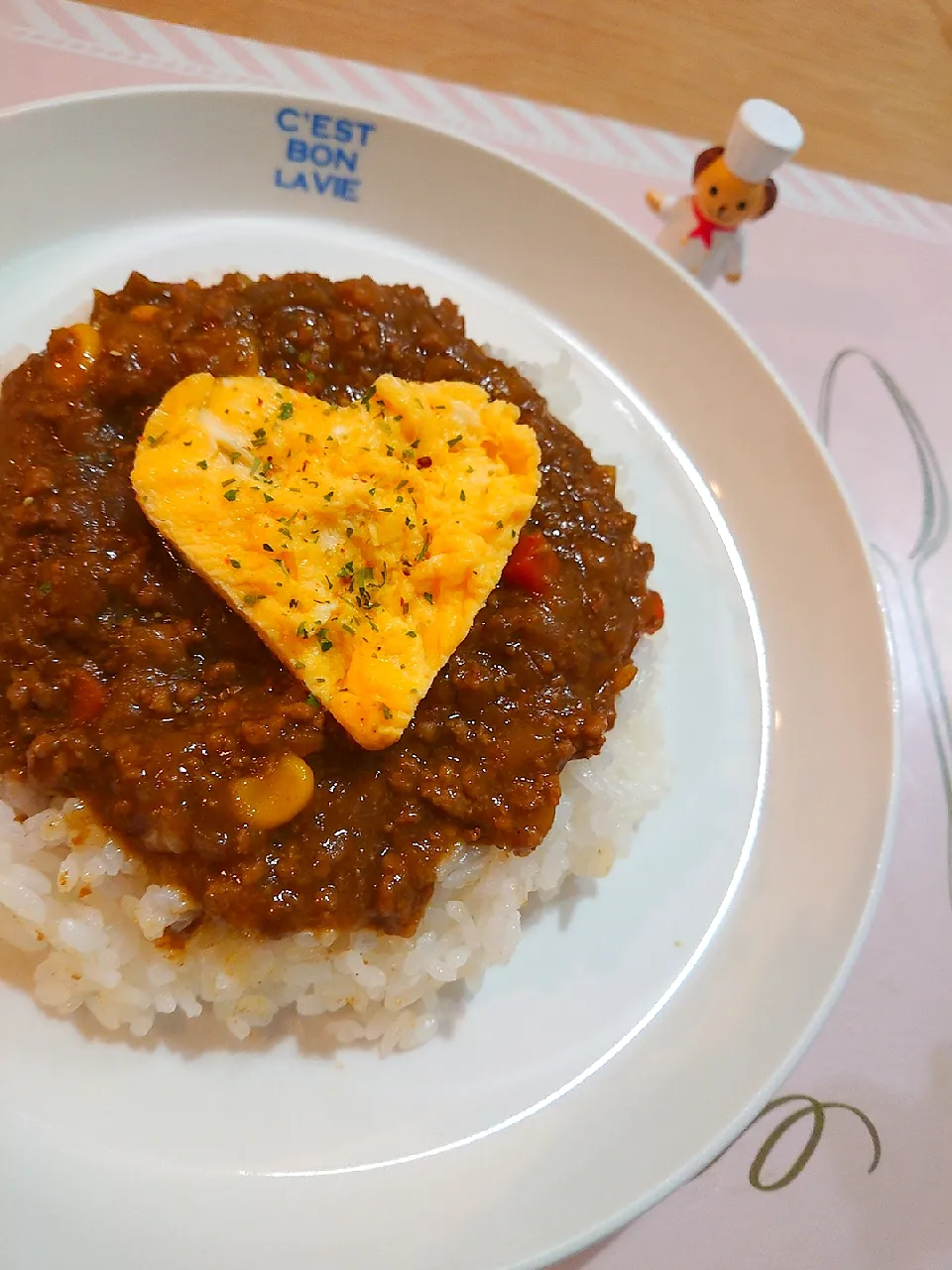 ハチミツと🍎入り
愛情たっぷりキーマカレー😋❤|みぽりん♪さん